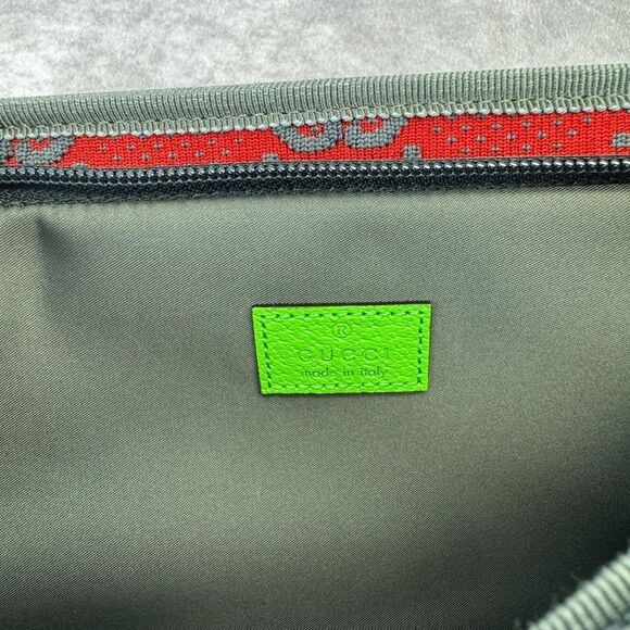 Gucci NEW Graphic Red Gray Men's Bag - Picture 10 of 14
